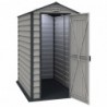 Casetta in PVC EverMore 4'x6' Duramax 104 x 180 x 192 cm da giardino e cortile in plastica colore grigio Casetta in PVC EverMore 4'x6' Duramax 104 x 180 x 192 cm da giardino e cortile in plastica colore grigio