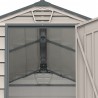 Casetta in PVC EverMore 4'x6' Duramax 104 x 180 x 192 cm da giardino e cortile in plastica colore grigio Casetta in PVC EverMore 4'x6' Duramax 104 x 180 x 192 cm da giardino e cortile in plastica colore grigio