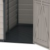 Casetta in PVC EverMore 4'x6' Duramax 104 x 180 x 192 cm da giardino e cortile in plastica colore grigio Casetta in PVC EverMore 4'x6' Duramax 104 x 180 x 192 cm da giardino e cortile in plastica colore grigio