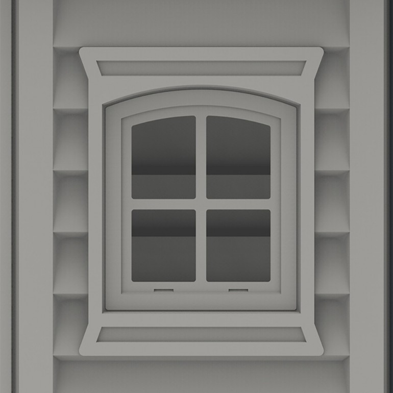 Casetta grande garage in PVC Apex Pro PLUS 10,5'x8' da giardino e cortile 326 x 240 x 235 cm colore grigio