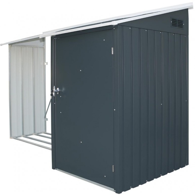 Legnaia con ripostiglio WoodStore Combo 8’ x 3’ di Duramax