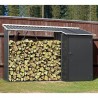 Legnaia con ripostiglio WoodStore Combo 8’ x 3’ di Duramax