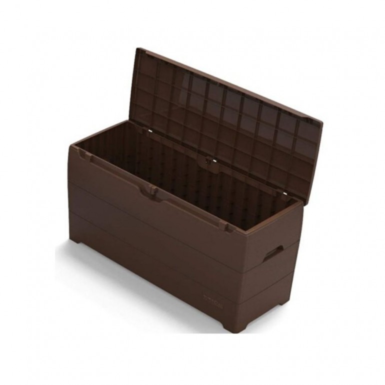 Baule in PVC Duramax 116.5 x 45 x 56 cm, colore Grigio