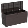 Baule in PVC Duramax 116.5 x 45 x 56 cm, colore Grigio