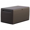 Baule in PVC Duramax 116.5 x 45 x 56 cm, colore Grigio
