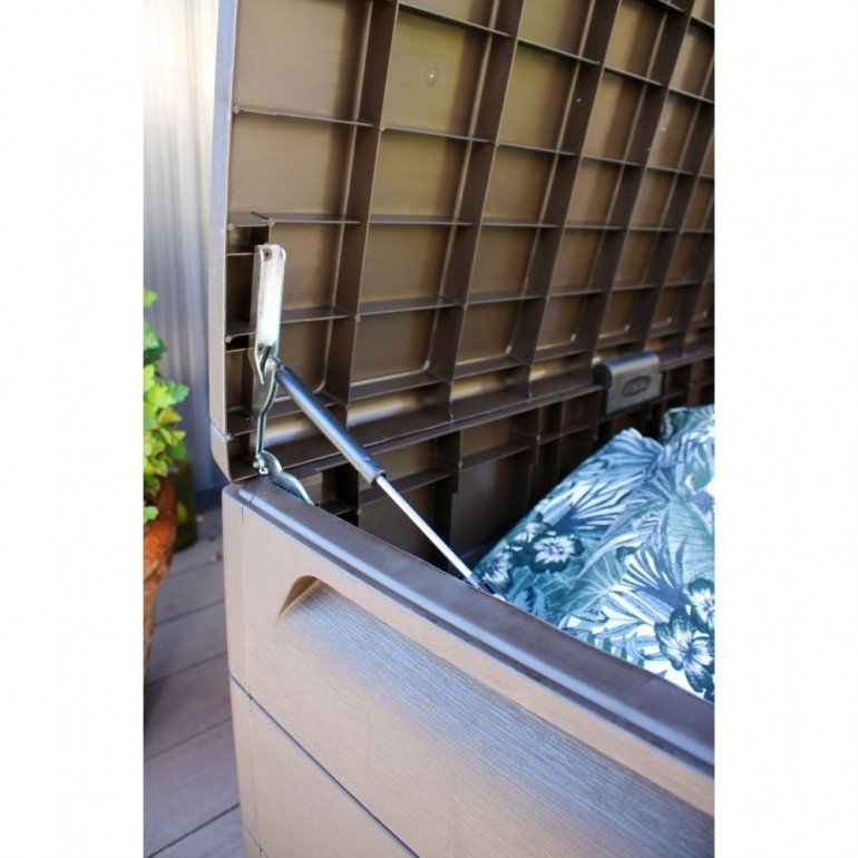 Baule in PVC Duramax 116.5 x 45 x 56 cm, colore Grigio