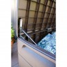 Baule in PVC Duramax 116.5 x 45 x 56 cm, colore Grigio