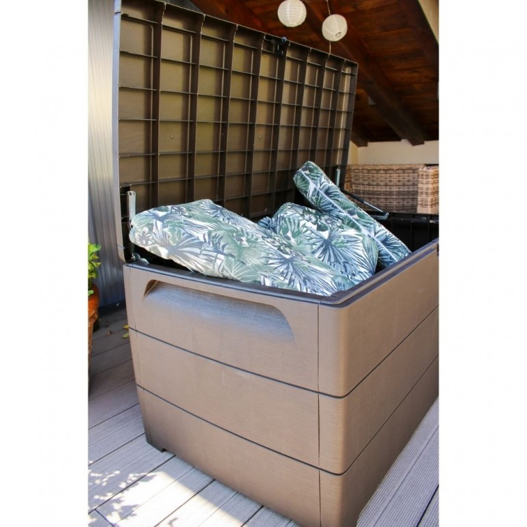Baule in PVC Duramax 116.5 x 45 x 56 cm, colore Grigio