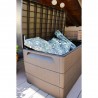 Baule in PVC Duramax 116.5 x 45 x 56 cm, colore Grigio