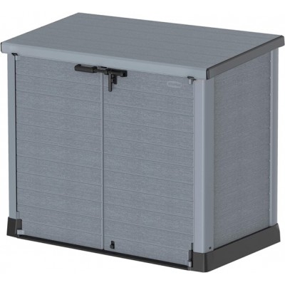 StoreAway 1200L grigio: il contenitore per bidoni piu capiente del mercato con copertura piatta