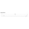 LASTRA PC CORRUGATO ONDA 76/18 1,1mm CLEAR 1265X1000mm uv