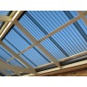 LASTRA PC CORRUGATO ONDA 76/18 1,1mm CLEAR 1265X1000mm uv