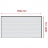 Lastra di Policarbonato Corrugato GRECA 76/18 1,1mm CLEAR 1265X3000mm con protezione UV