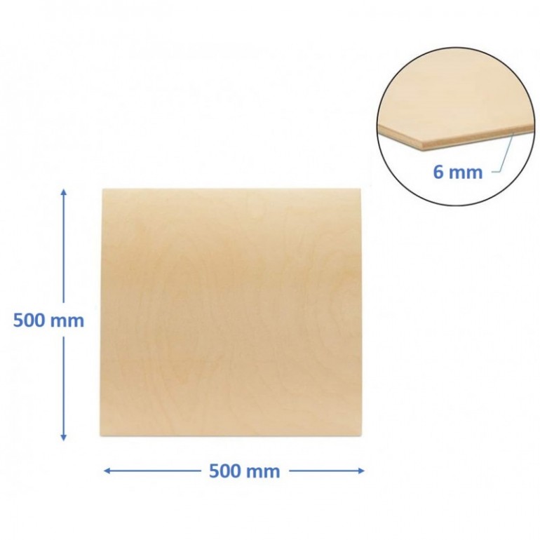 Pannello compensato 6 mm betulla baltica varie misure