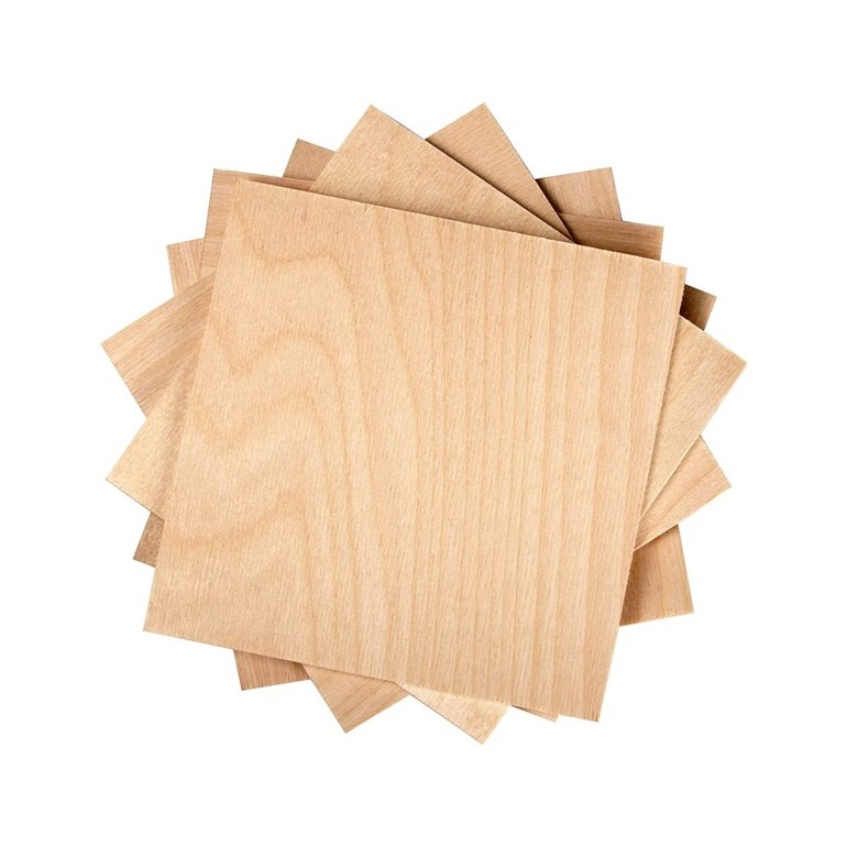 10 fogli pannello compensato 3 mm betulla baltica misura A6 148 x 105 mm