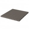 Piastrella in Plastica da Esterno e Giardino 60 x 60 cm Grigie Piena equivalente a 1,5 m2. PEZZI 4