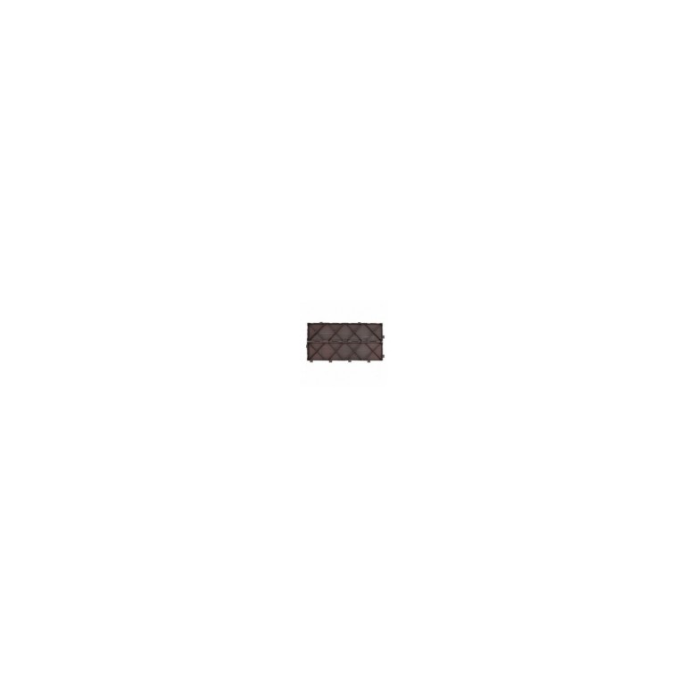 Piastrelle autobloccanti in Plastica con Finitura ad Effetto Legno 37,7 x 18,6 cm. PEZZI 14 Colore beige