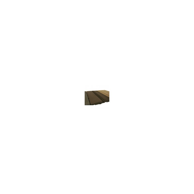 Piastrelle autobloccanti in Plastica con Finitura ad Effetto Legno 37,7 x 18,6 cm. PEZZI 14 Colore beige