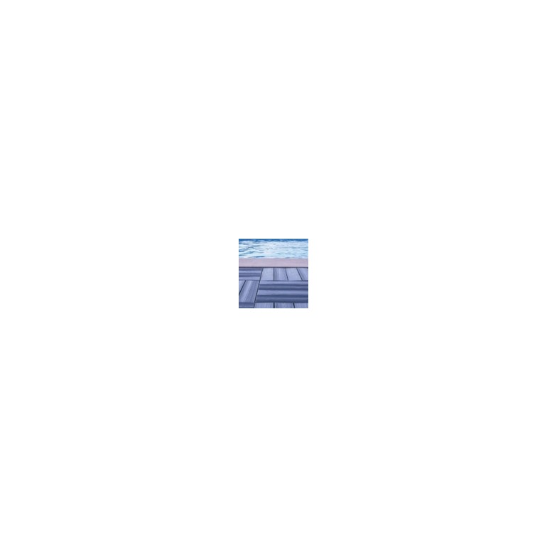 Piastrelle autobloccanti in Plastica con Finitura ad Effetto Legno 37,7 x 18,6 cm. PEZZI 14 Colore beige