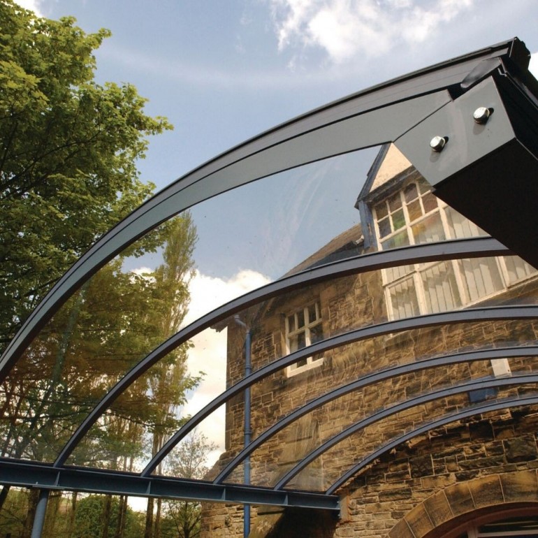 Lastra di policarbonato compatto 4 mm trasparente protetta contro i raggi UV, 2050 x 1000 mm