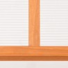 Serreta semenzaio in Abete completamente rivestita in policarbonato. Dimensioni 1100 x 585 H 390 mm