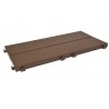 Piastrelle autobloccanti in Plastica con Finitura ad Effetto Legno 37,7 x 18,6 cm da Interno Esterno e Giardino PEZZI 162