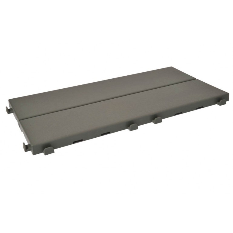 Piastrelle autobloccanti in Plastica con Finitura ad Effetto Legno 37,7 x 18,6 cm da Interno Esterno e Giardino PEZZI 162