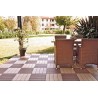 Piastrelle autobloccanti in Plastica con Finitura ad Effetto Legno 37,7 x 18,6 cm da Interno Esterno e Giardino PEZZI 162
