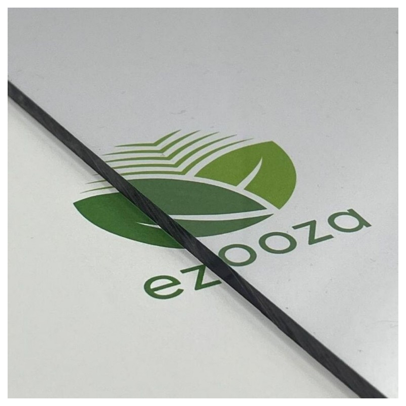 Lastra Policarbonato Compatto 5 mm Trasparente Protezione UV 600X600 mm 