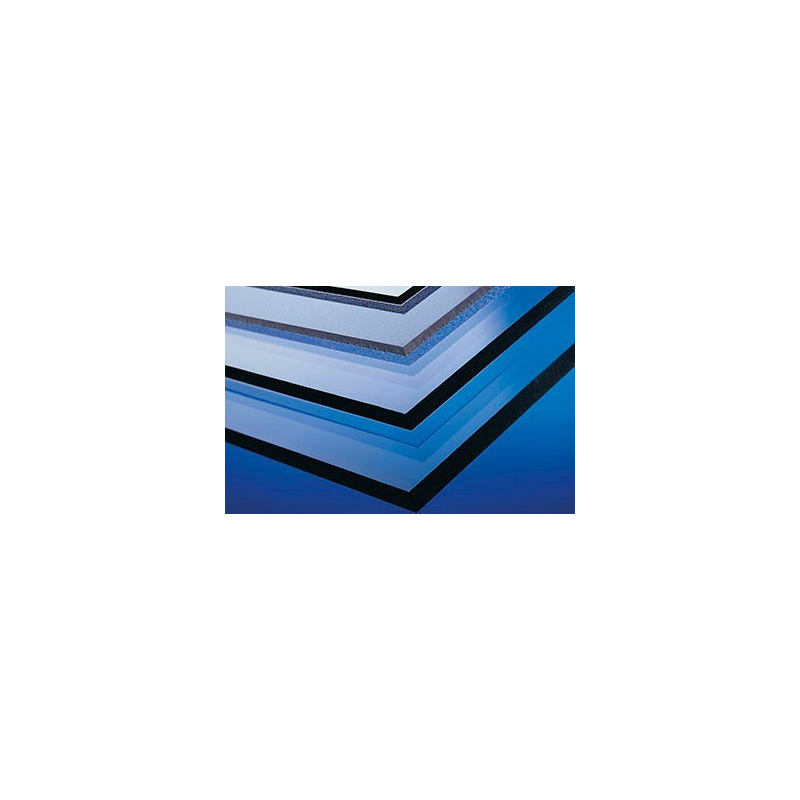 Lastra Policarbonato Compatto 5 mm Trasparente Protezione UV 300X700 mm
