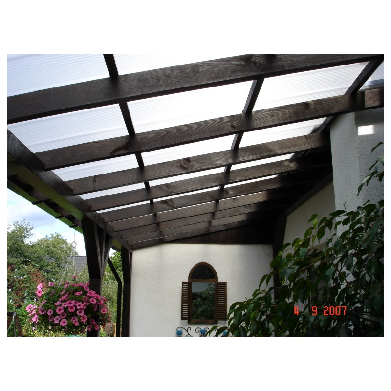 Lastra Policarbonato Alveolare 4 mm Trasparente 5 pezzi 2000 x 1050 mm