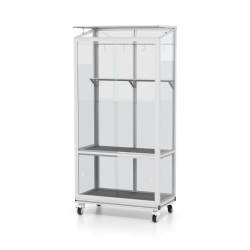 Serra da Balcone Polis 350 con Ruote Alluminio Anodizzato 81x43x158 cm