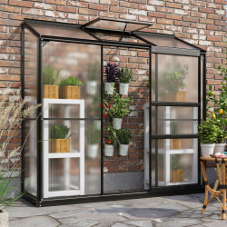 Serra Vitavia Ida 1300 Nero Policarbonato 4mm  69x193 H 182 cm