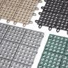 SET 11 Piastrelle Multiplate 30x30 in plastica forate resistenti flessibili per esterno giardino