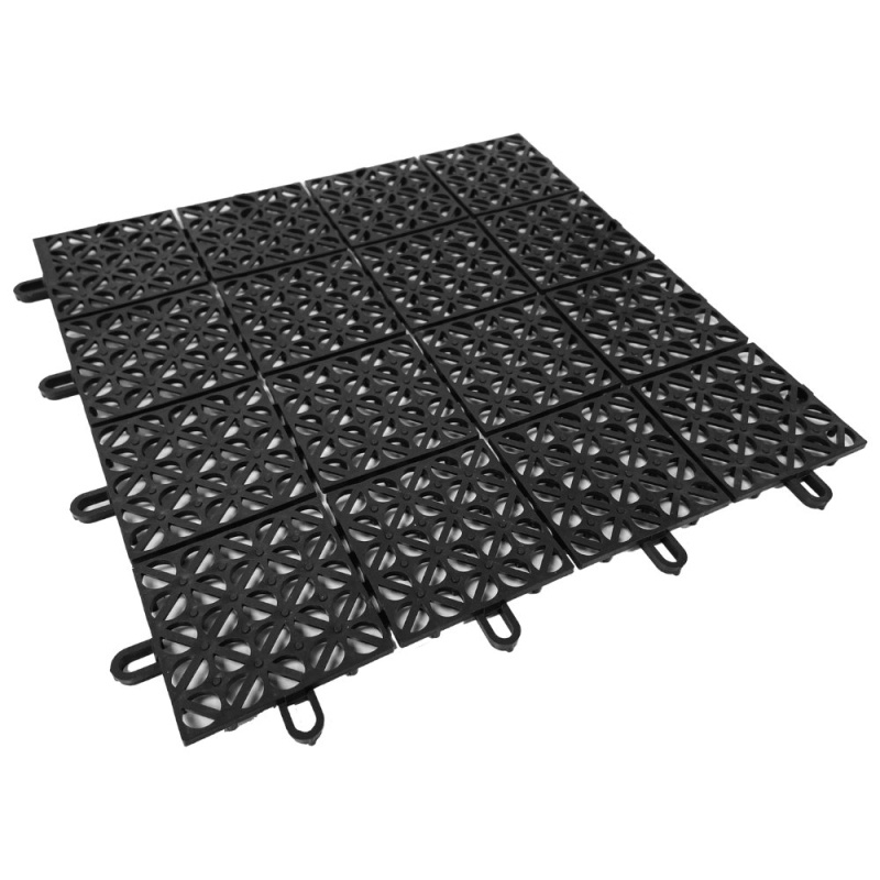 SET 22 Piastrelle Multiplate 30x30 in plastica forate resistenti flessibili per esterno giardino