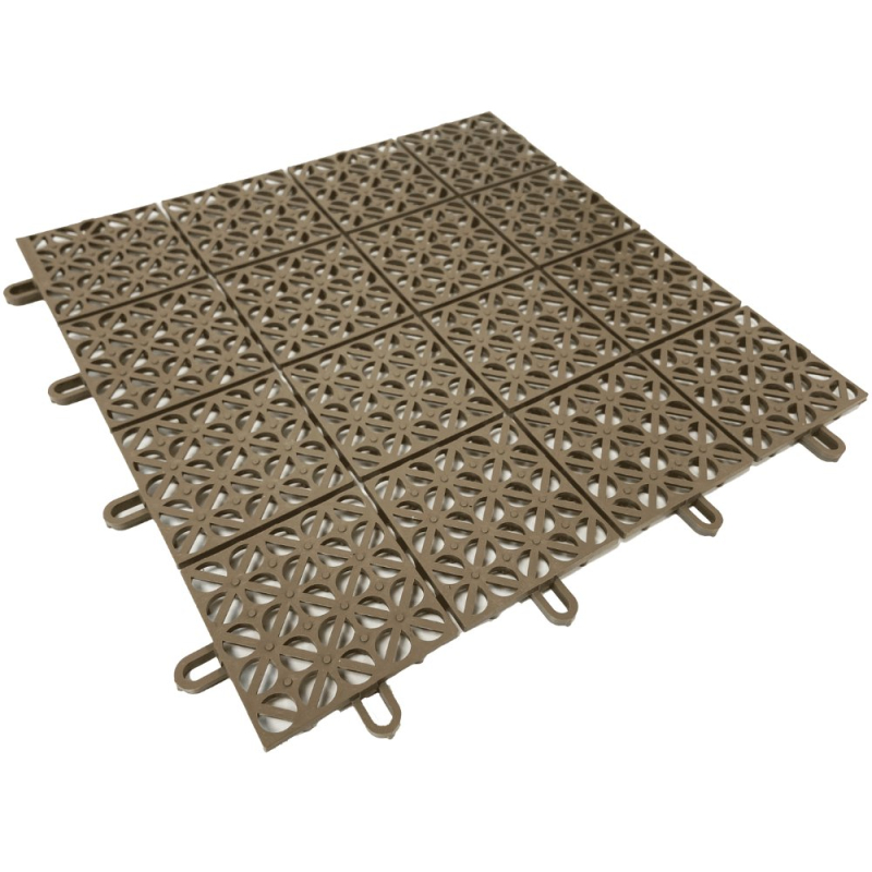 SET 22 Piastrelle Multiplate 30x30 in plastica forate resistenti flessibili per esterno giardino