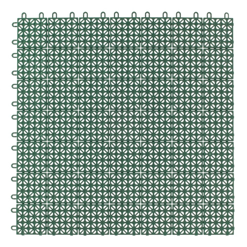 SET 56 Piastrelle Multiplate 30x30 in plastica forate resistenti flessibili per esterno giardino