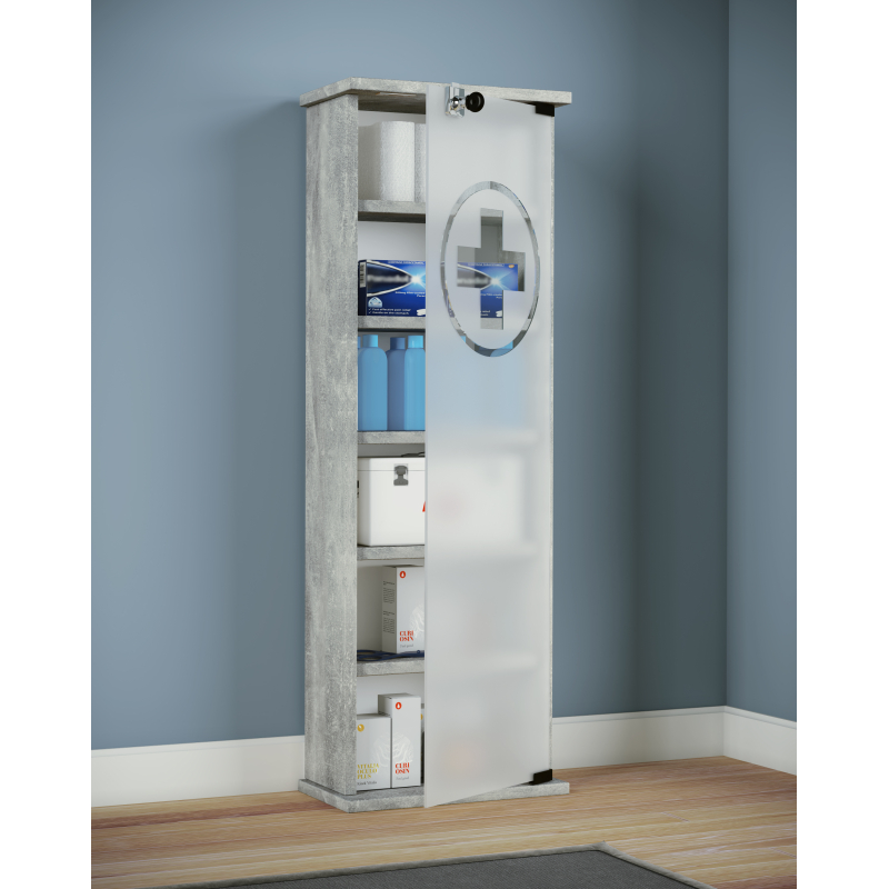 Armadietto Medicinali  SalusBox XXL dim 31x18 h 92 cm