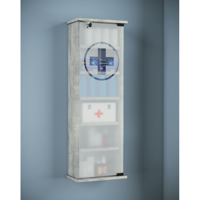 Armadietto Medicinali  PharmaCasa XXL dim 31x18 h 92 cm