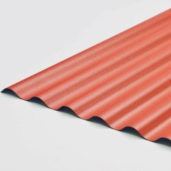 Lastra in PVC corrugato Rossa