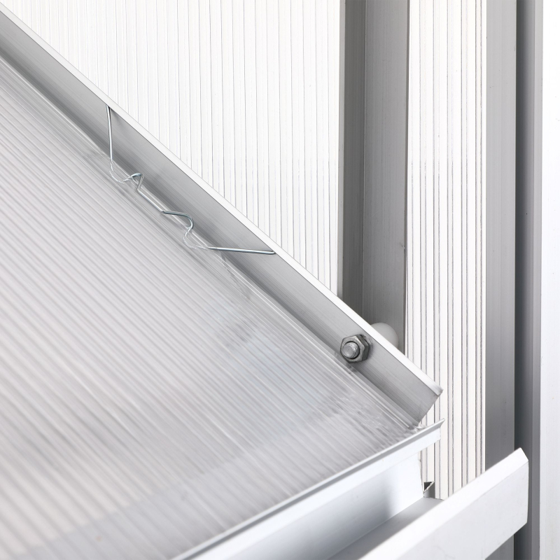 Ezooza Serra Policarbonato 6mm Oslo alveolare doppia parete 190 x 380 cm antiuv antiurto in policarbonato e alluminio per orto