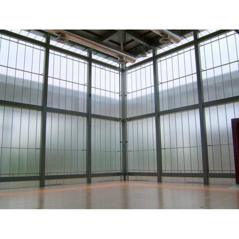 Policarbonato Alveolare 10 mm trasparente 200 x 100 cm lastra anti raggi UV in policarbonato doppia parete