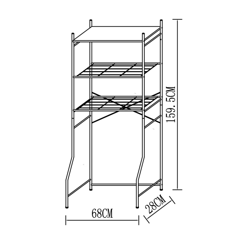 mobile compatto per bagno stretto