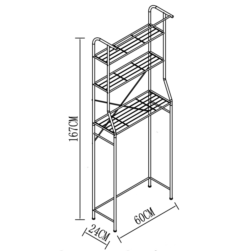 mobile compatto per bagno stretto