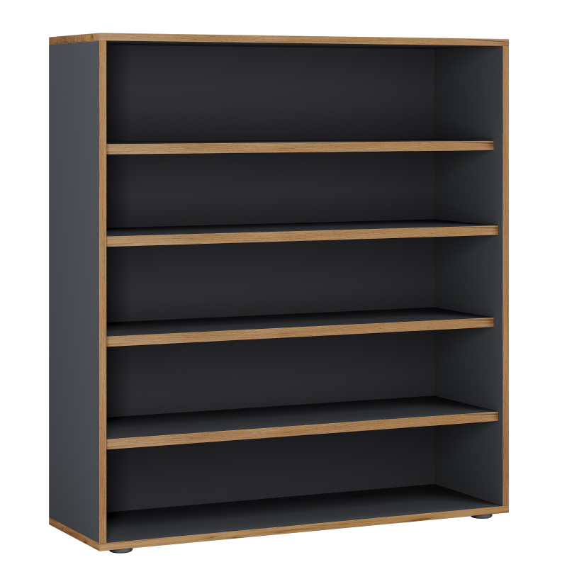 Super Scarpiera Legno H110 L100 P33 cm Armadio Porta Scarpe Salvaspazio con Ripiani Regolabili Colore Antracite