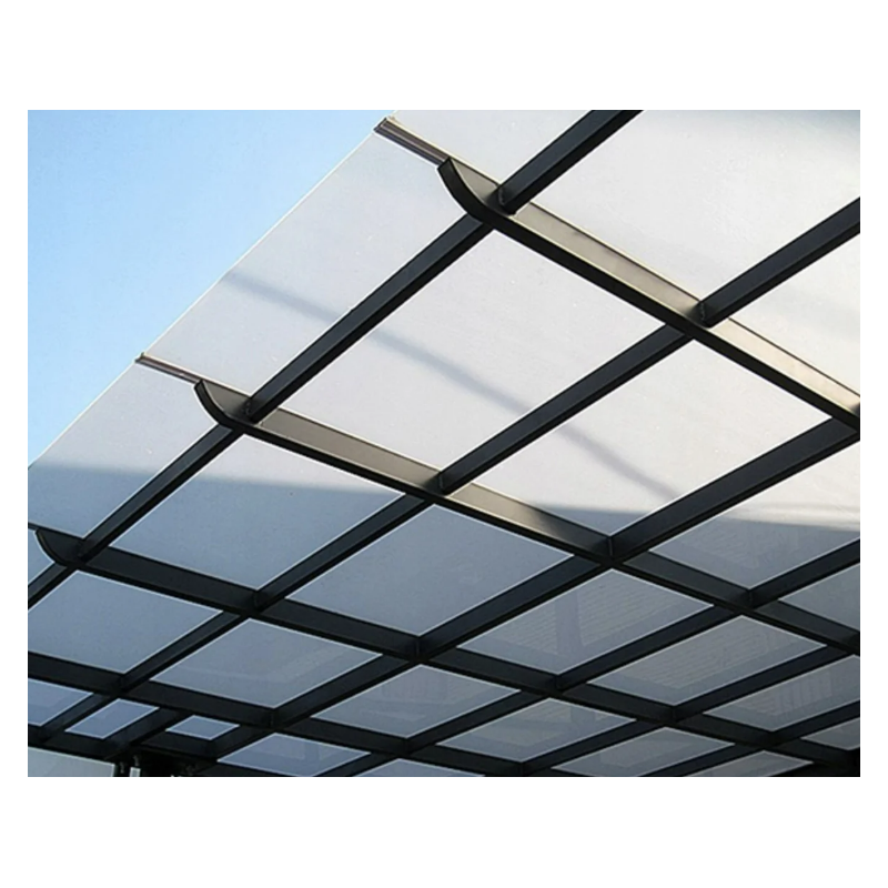 Lastra policarbonato alveolare spessore 4 mm 200 x 100 cm Opale