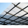 Lastra policarbonato alveolare spessore 4 mm 200 x 100 cm Opale