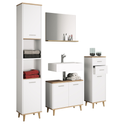 Essenza di Ezooza  Set Bagno Completo 4 Pezzi Mobile