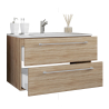 Completo di Ezooza Set Bagno 2 Pezzi Mobile Large con