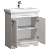 Quadro di Ezooza Set Bagno 2 Pezzi Mobile Medium e Lavabo , Bianco ,